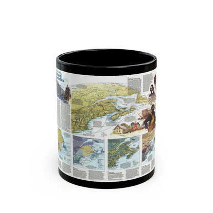 USA - Northern Approaches 2 (1985) (Map) Black Coffee Mug-11oz-Go Mug Yourself