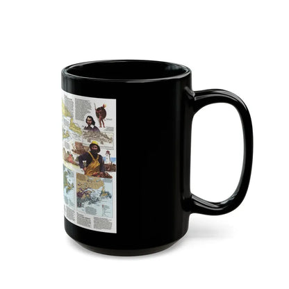 USA - Northern Approaches 2 (1985) (Map) Black Coffee Mug - Go Mug Yourself