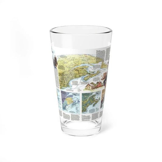 USA - Northern Approaches 2 (1985) (Map) Pint Glass 16oz-16oz-Go Mug Yourself