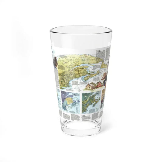 USA - Northern Approaches 2 (1985) (Map) Pint Glass 16oz 16oz - Go Mug Yourself