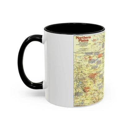 USA - Northern Plains 1 (1986) (Map) Accent Coffee Mug - Go Mug Yourself