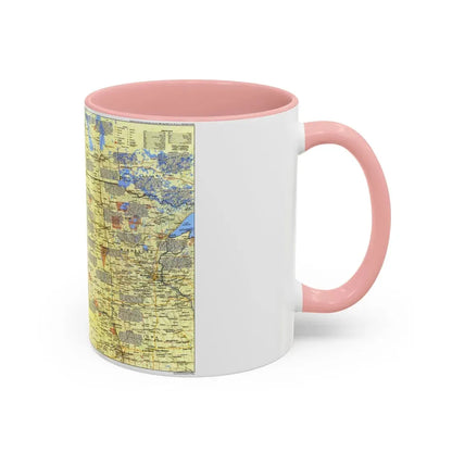 USA - Northern Plains 1 (1986) (Map) Accent Coffee Mug - Go Mug Yourself