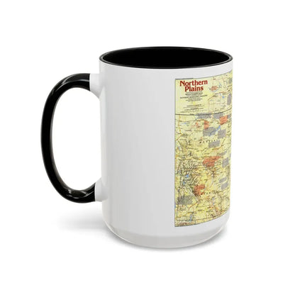 USA - Northern Plains 1 (1986) (Map) Accent Coffee Mug - Go Mug Yourself