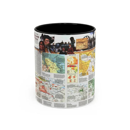 USA - Northern Plains 2 (1986) (Map) Accent Coffee Mug 11oz Black - Go Mug Yourself