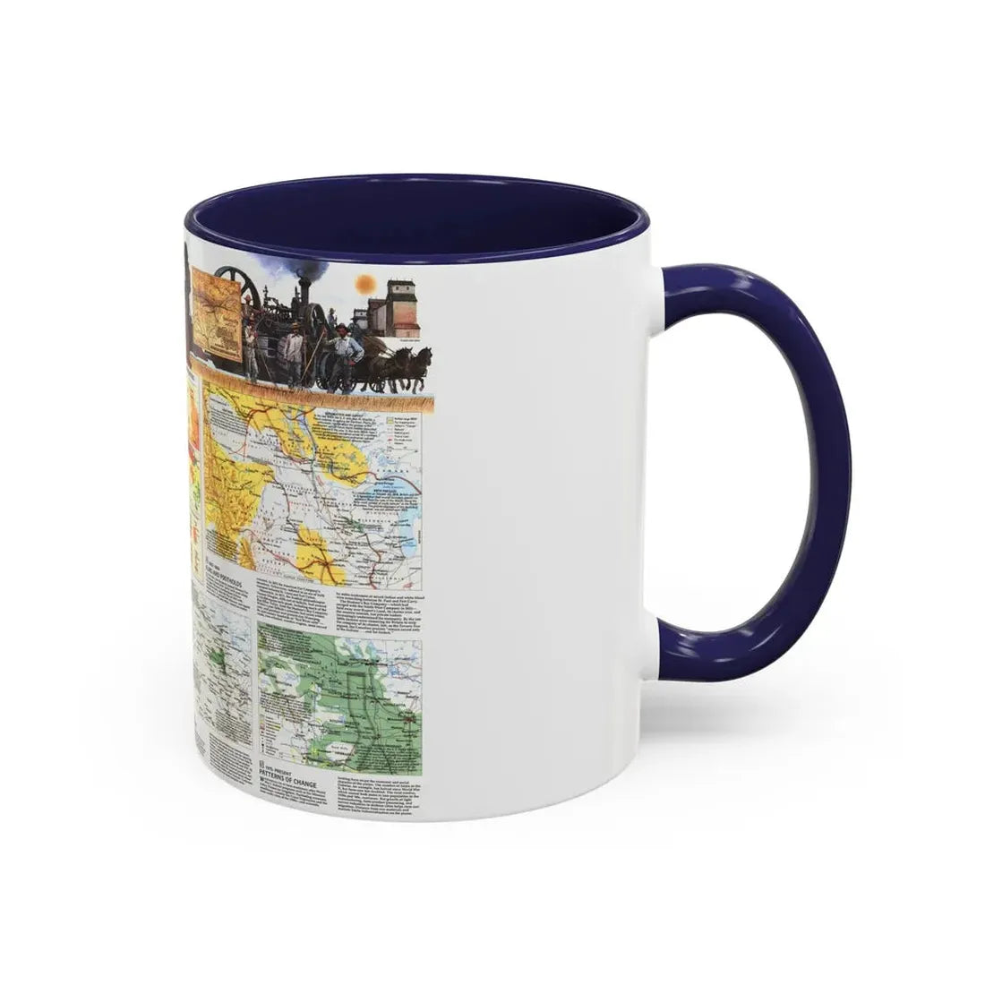 USA - Northern Plains 2 (1986) (Map) Accent Coffee Mug - Go Mug Yourself