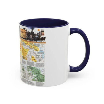 USA - Northern Plains 2 (1986) (Map) Accent Coffee Mug - Go Mug Yourself