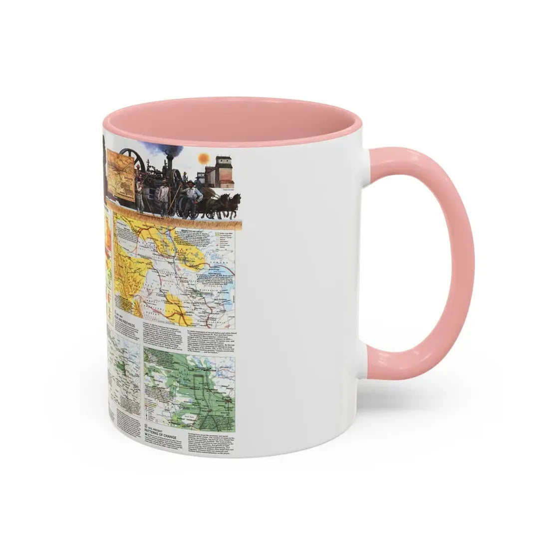 USA - Northern Plains 2 (1986) (Map) Accent Coffee Mug - Go Mug Yourself
