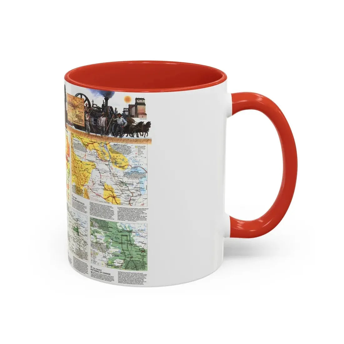 USA - Northern Plains 2 (1986) (Map) Accent Coffee Mug - Go Mug Yourself