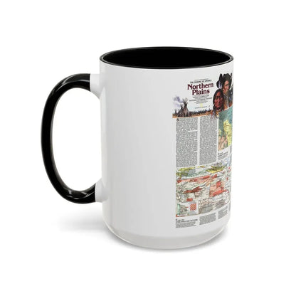 USA - Northern Plains 2 (1986) (Map) Accent Coffee Mug - Go Mug Yourself