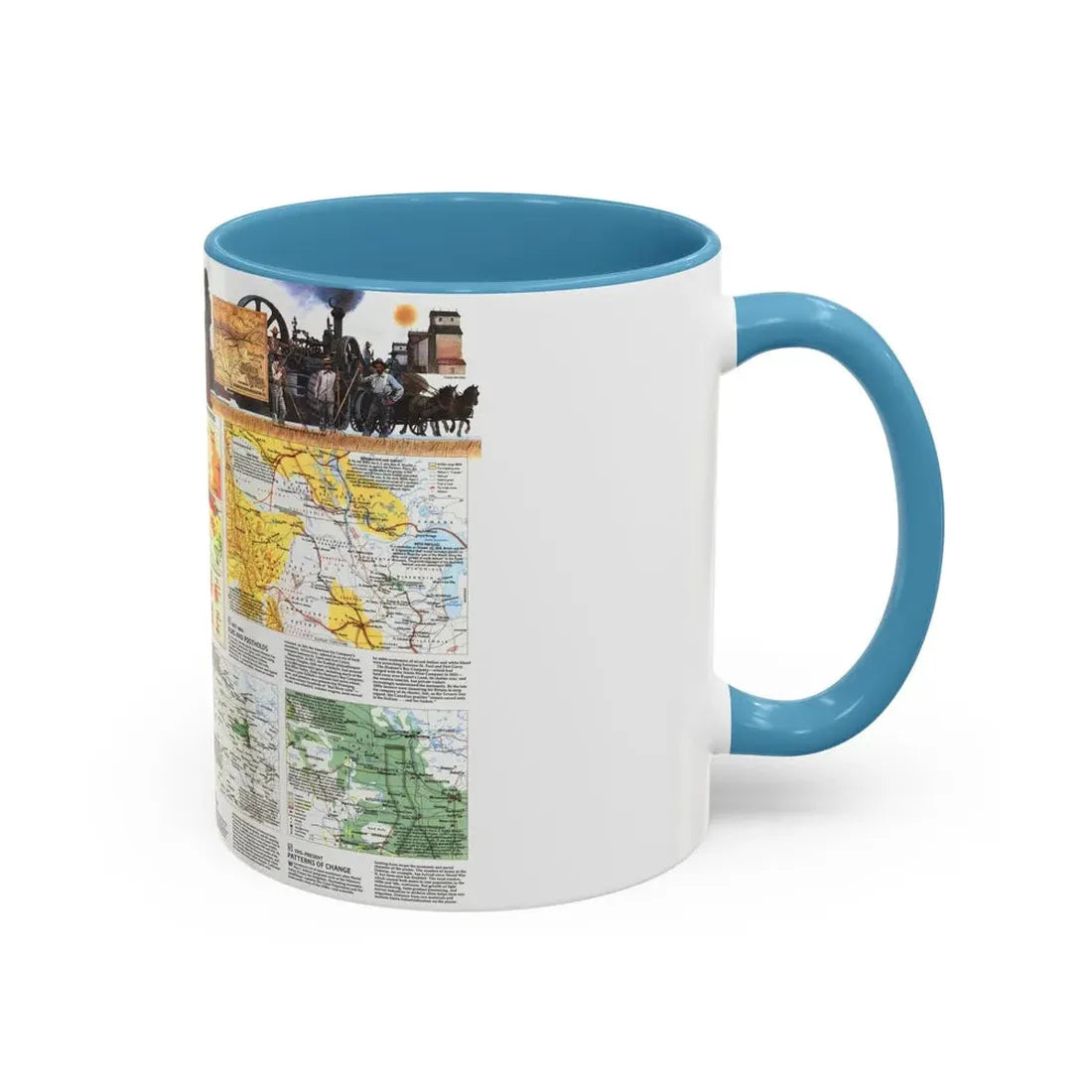 USA - Northern Plains 2 (1986) (Map) Accent Coffee Mug - Go Mug Yourself