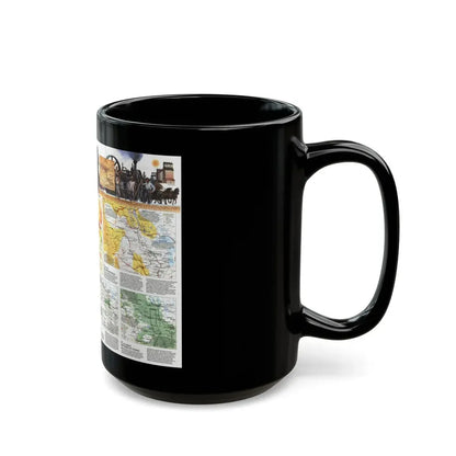 USA - Northern Plains 2 (1986) (Map) Black Coffee Mug - Go Mug Yourself