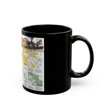 USA - Northern Plains 2 (1986) (Map) Black Coffee Mug-Go Mug Yourself