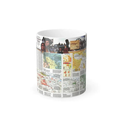 USA - Northern Plains 2 (1986) (Map) Color Changing Mug 11oz Default Title 11oz - Go Mug Yourself