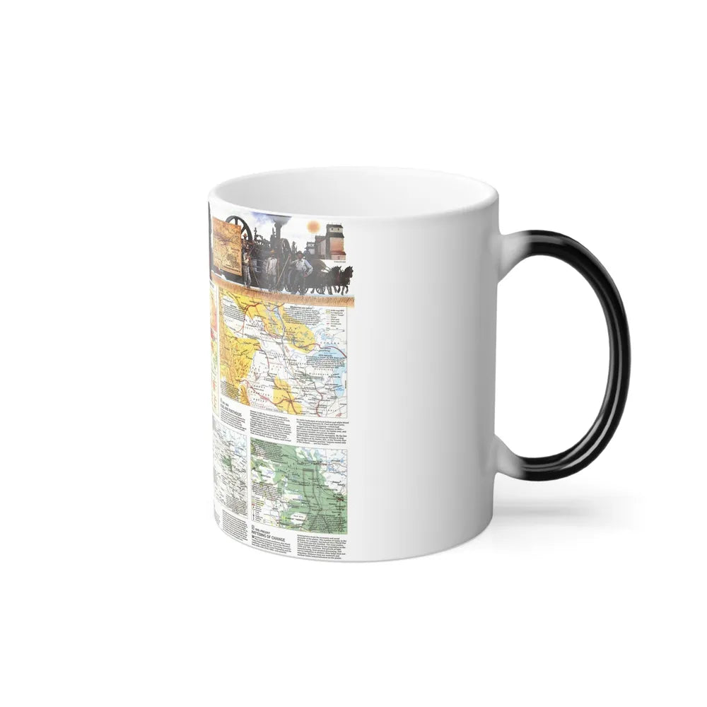 USA - Northern Plains 2 (1986) (Map) Color Changing Mug 11oz-Go Mug Yourself