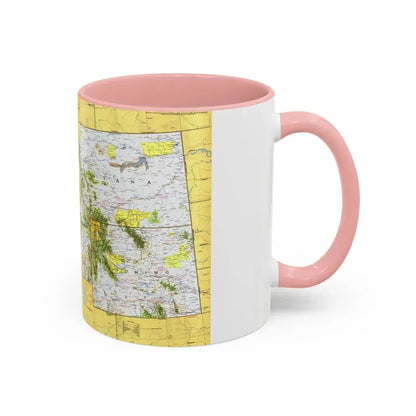 USA - Northwest 1 (1973) (Map) Accent Coffee Mug - Go Mug Yourself