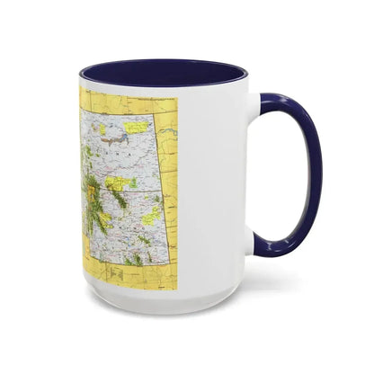 USA - Northwest 1 (1973) (Map) Accent Coffee Mug - Go Mug Yourself