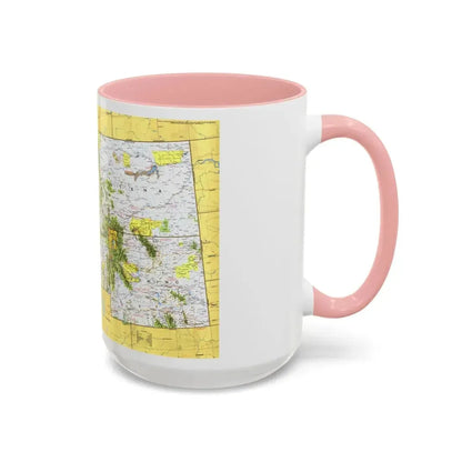 USA - Northwest 1 (1973) (Map) Accent Coffee Mug - Go Mug Yourself