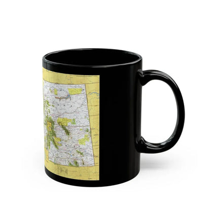 USA - Northwest 1 (1973) (Map) Black Coffee Mug - Go Mug Yourself
