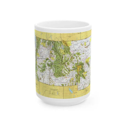 USA - Northwest 1 (1973) (Map) White Coffee Mug 15oz - Go Mug Yourself