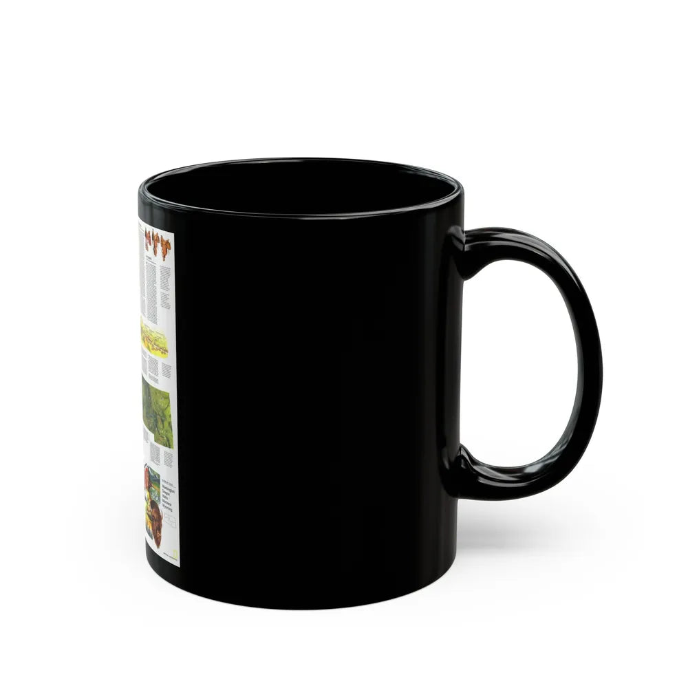 USA - Northwest 2 (1973) (Map) Black Coffee Mug-Go Mug Yourself