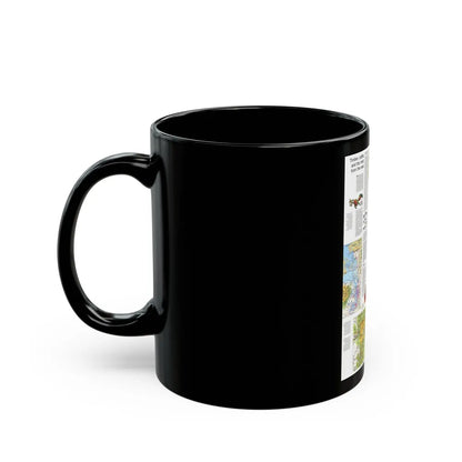 USA - Northwest 2 (1973) (Map) Black Coffee Mug-Go Mug Yourself