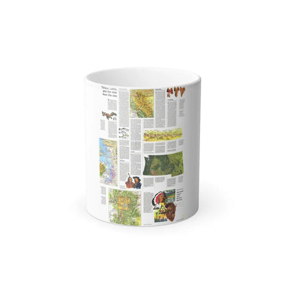 USA - Northwest 2 (1973) (Map) Color Changing Mug 11oz-11oz-Go Mug Yourself