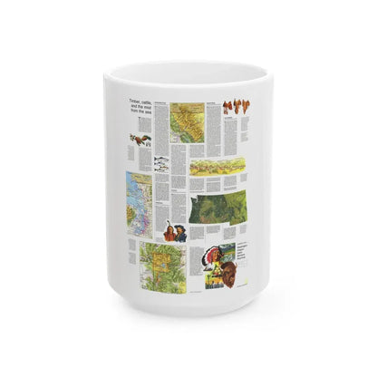 USA - Northwest 2 (1973) (Map) White Coffee Mug 15oz - Go Mug Yourself