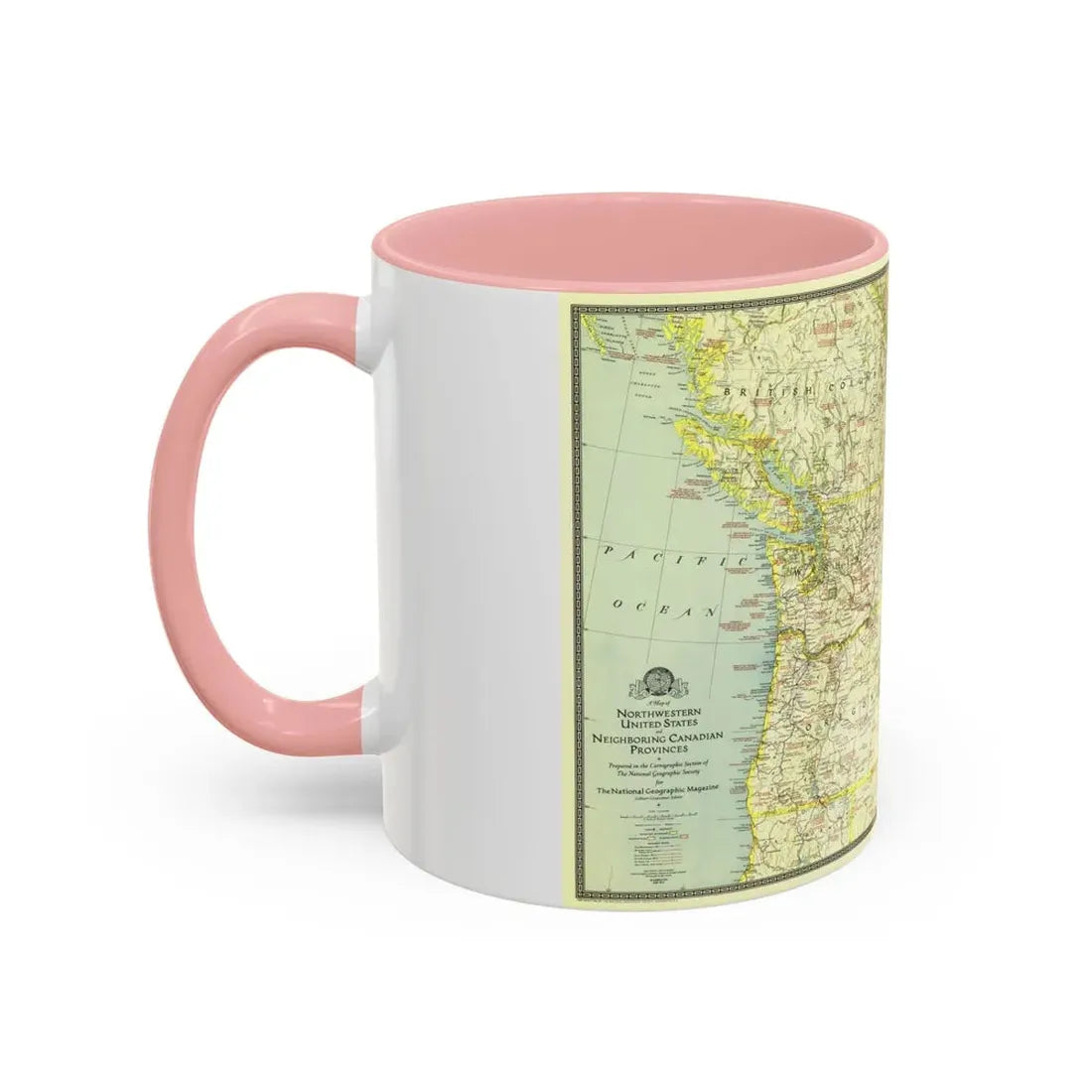 USA - Northwestern (1941) (Map) Accent Coffee Mug - Go Mug Yourself