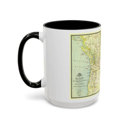 USA - Northwestern (1941) (Map) Accent Coffee Mug - Go Mug Yourself