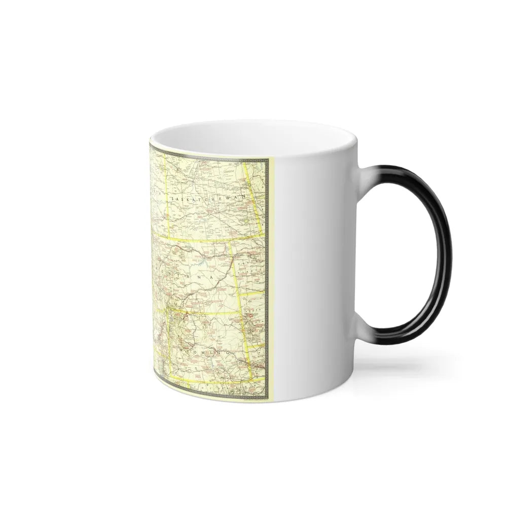 USA - Northwestern (1941) (Map) Color Changing Mug 11oz-Go Mug Yourself