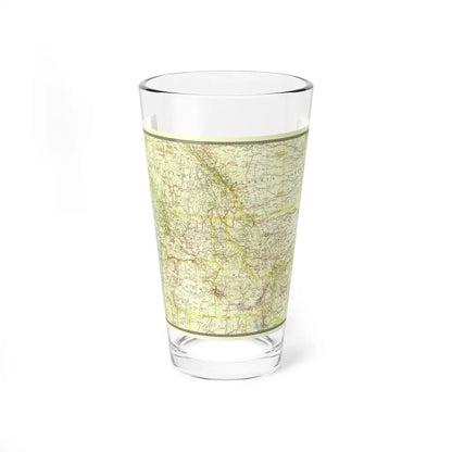 USA - Northwestern (1941) (Map) Pint Glass 16oz 16oz - Go Mug Yourself