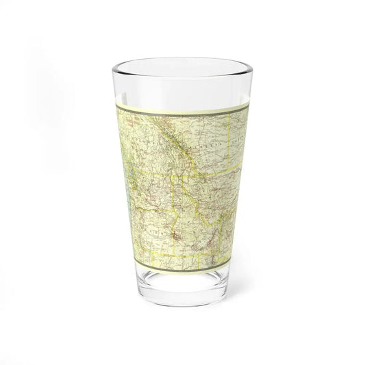 USA - Northwestern (1941) (Map) Pint Glass 16oz 16oz - Go Mug Yourself