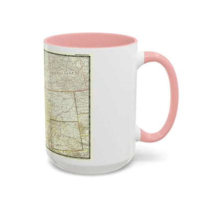 USA - Northwestern (1950) (Map) Accent Coffee Mug - Go Mug Yourself