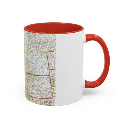 USA - Northwestern (1960) (Map) Accent Coffee Mug - Go Mug Yourself