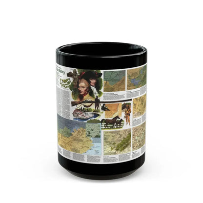 USA - Ohio Valley 2 (1985) (Map) Black Coffee Mug 15oz - Go Mug Yourself