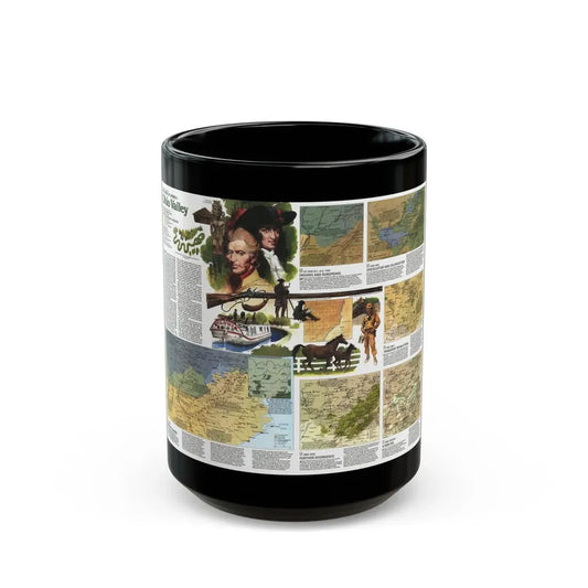 USA - Ohio Valley 2 (1985) (Map) Black Coffee Mug 15oz - Go Mug Yourself