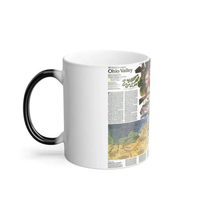 USA - Ohio Valley 2 (1985) (Map) Color Changing Mug 11oz - Go Mug Yourself