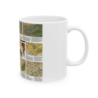 USA - Ohio Valley 2 (1985) (Map) White Coffee Mug - Go Mug Yourself