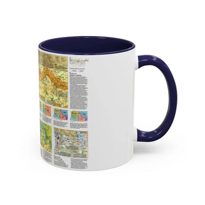 USA - Pacific Northwest 2 (1986) (Map) Accent Coffee Mug - Go Mug Yourself
