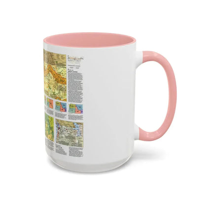 USA - Pacific Northwest 2 (1986) (Map) Accent Coffee Mug - Go Mug Yourself