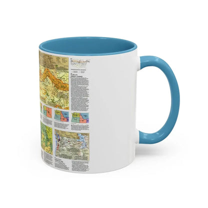 USA - Pacific Northwest 2 (1986) (Map) Accent Coffee Mug - Go Mug Yourself