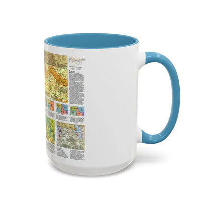 USA - Pacific Northwest 2 (1986) (Map) Accent Coffee Mug - Go Mug Yourself