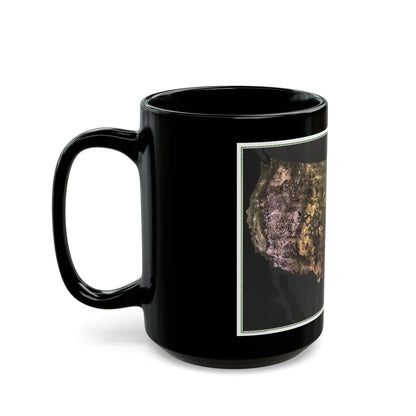 USA - Portrait U.S.A (1976) (Map) Black Coffee Mug-Go Mug Yourself