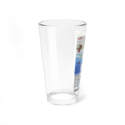 USA - Rediscovering Hawaii (1995) (Map) Pint Glass 16oz-Go Mug Yourself