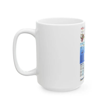 USA - Rediscovering Hawaii (1995) (Map) White Coffee Mug-Go Mug Yourself