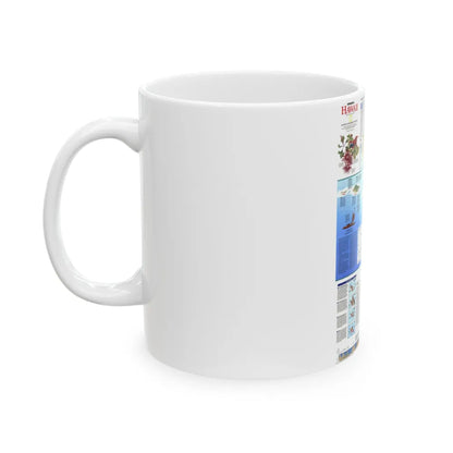 USA - Rediscovering Hawaii (1995) (Map) White Coffee Mug-Go Mug Yourself