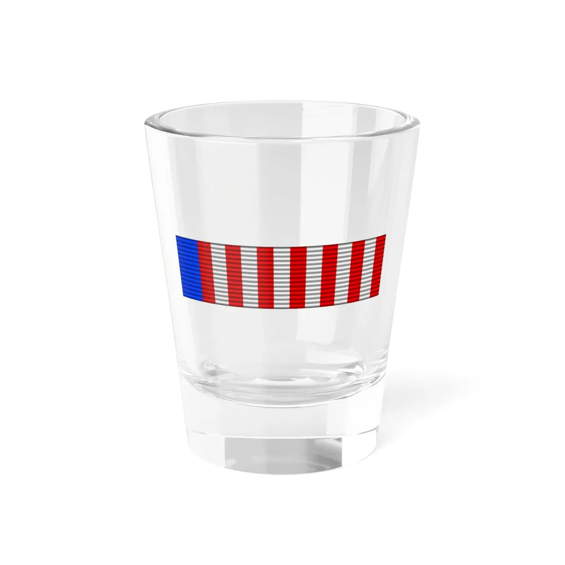 USA Ribbon (United States) Shot Glass 1.5oz 1.5oz - Go Mug Yourself