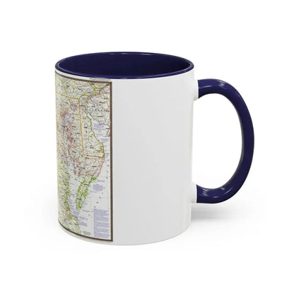 USA - Round About the Nation's Capital (1956) (Map) Accent Coffee Mug - Go Mug Yourself