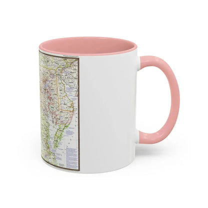 USA - Round About the Nation's Capital (1956) (Map) Accent Coffee Mug - Go Mug Yourself