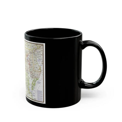 USA - Round About the Nation's Capital (1956) (Map) Black Coffee Mug - Go Mug Yourself